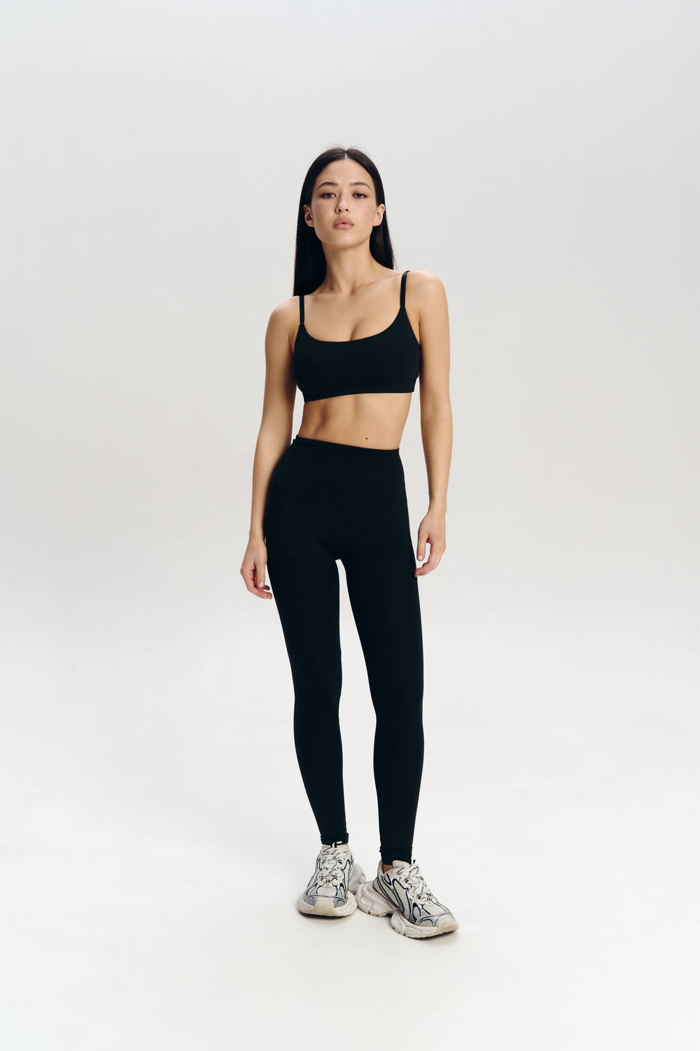 Топ на тонких бретелях - Black