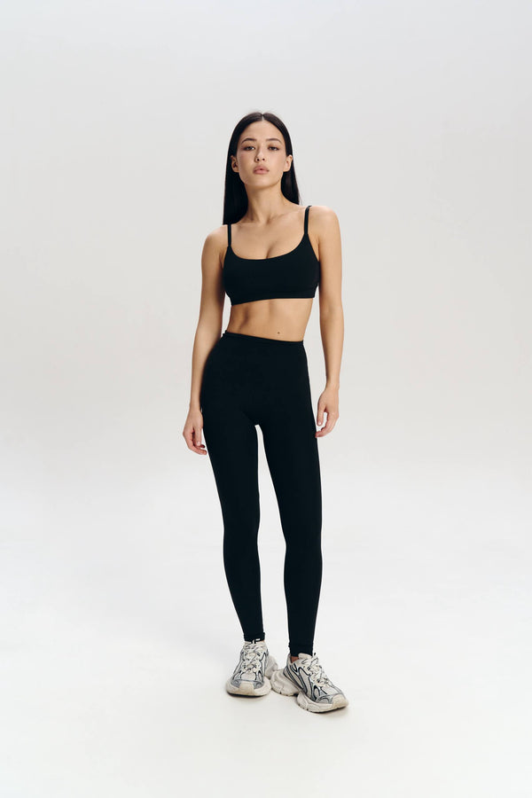 Топ на тонких бретелях - Black