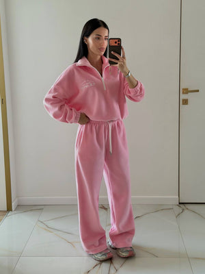 Костюм теплий фліс | Pink