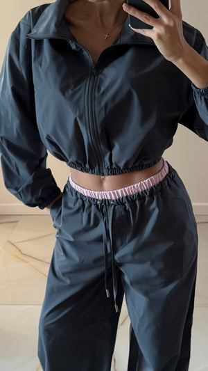 Костюм із плащової тканини - Blue