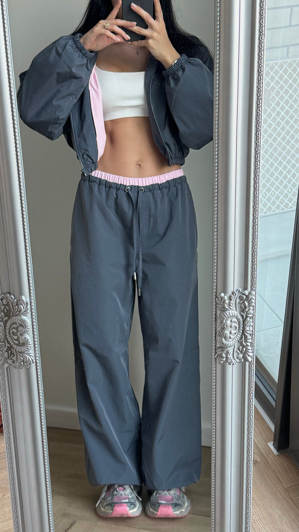 Костюм із плащової тканини - Blue