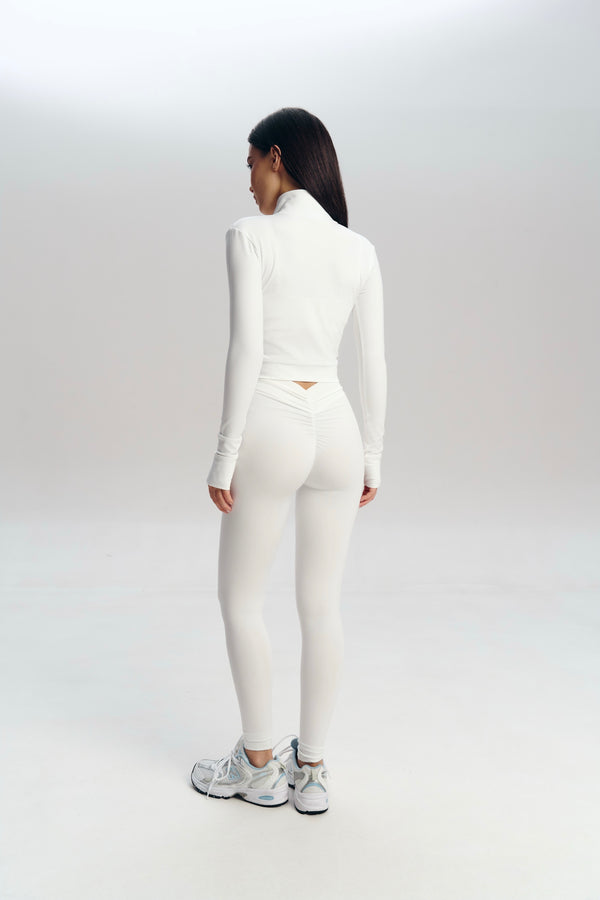 Рашгард із застібкою - White